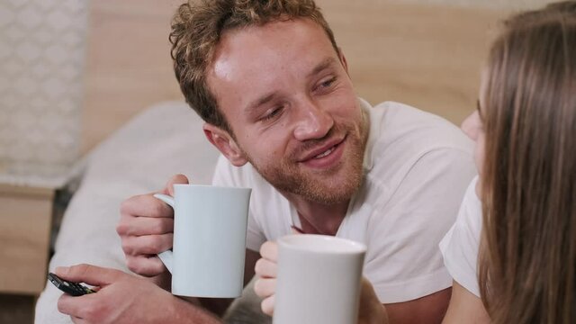 drinking coffee with you bae couple drinking cup drink tea young woman happy people love breakfast home portrait smiling beverage person family smile handsome happiness lifestyle morning beautiful