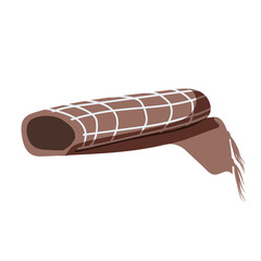 Cozy Winter Blanket Vector Illustration