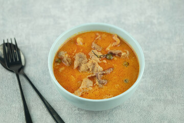 Panaeng curry with pork