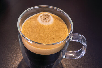 Close up view of cup of coffee.  Beautiful background. Food and drink concept. Beautiful backgrounds.