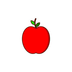 red apple