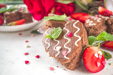 Valentines day chocolate cakes