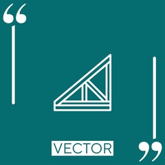 joist   vector icon Linear icon. Editable stroke line