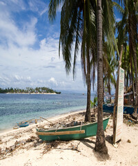 Beautiful view of the beach and the trees