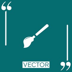 photo vector icon Linear icon. Editable stroke line