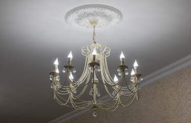 luxury modern night ceiling chandelier