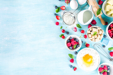 Summer baking background