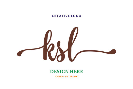 KSL lettering logo is simple, easy to understand and authoritative