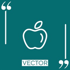apple vector icon