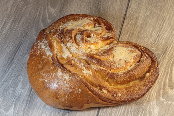 Fresh baked sweet anise roll.