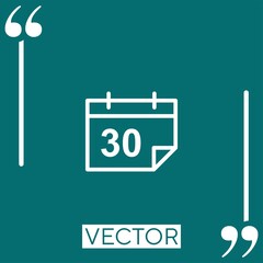 calendar vector icon