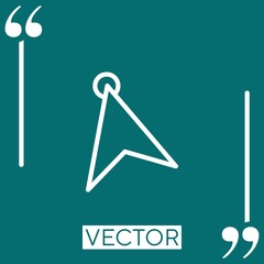 joint vector icon Linear icon. Editable stroke line