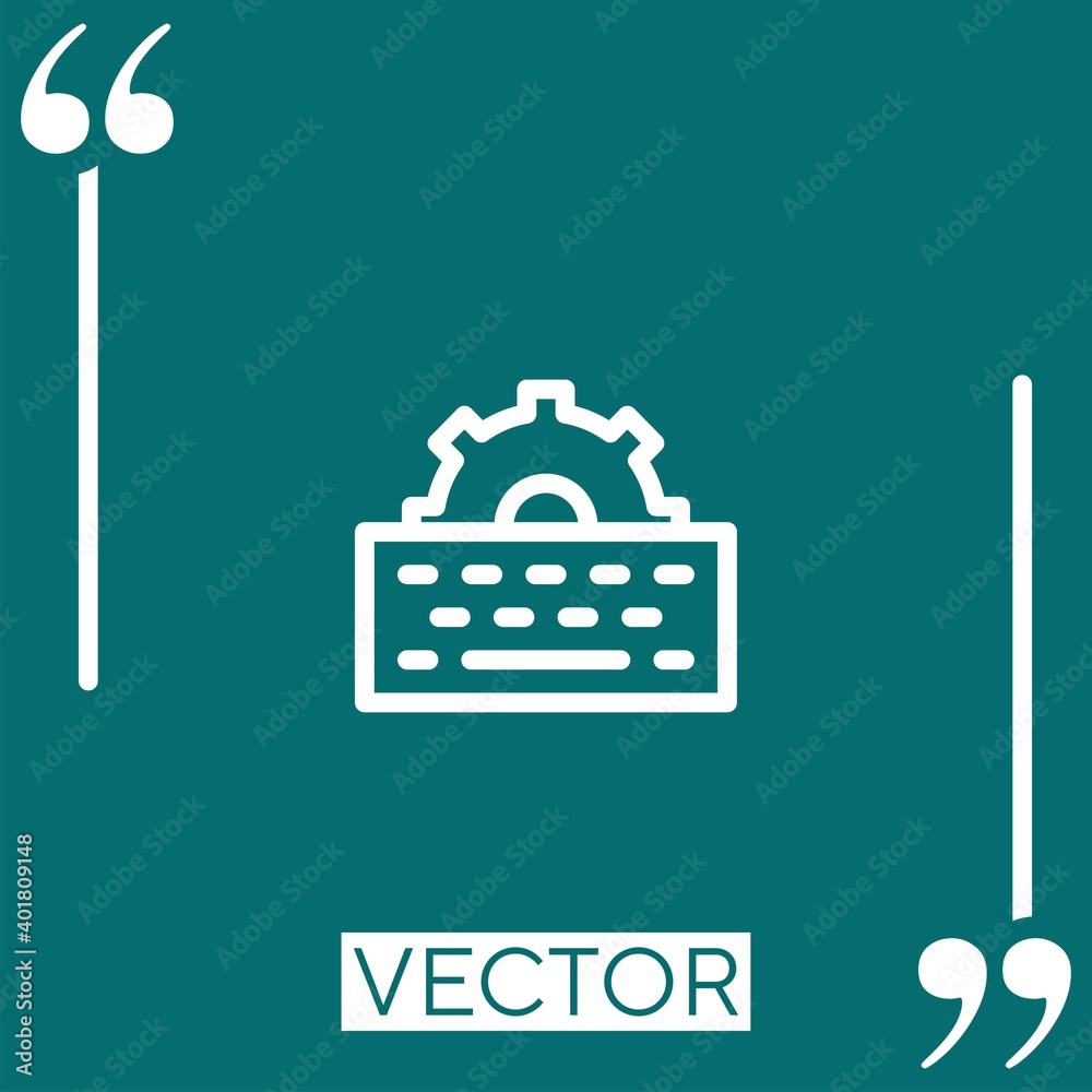 Poster programming vector icon