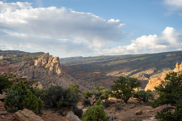 Views of Capitol Reef from the Cohob Canyon Mesa