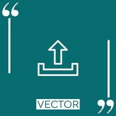 upload vector icon