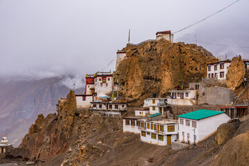 Dhankar Gompa is a Buddhist temple built on a high spur or cliff at  elevation of 3894m overlooking...