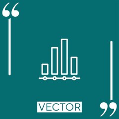 compare vector icon Linear icon. Editable stroke line