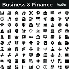 Business & finance icon set