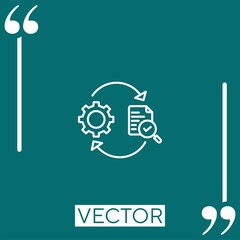 transfer vector icon Linear icon. Editable stroke line