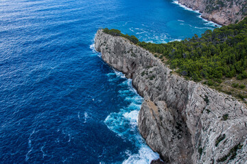 Blick vom Aussichtspunkt Mirador de Colomer, Mallorca, Spanien