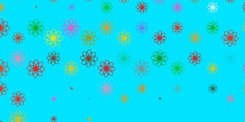 Light Multicolor vector texture with circular arc.