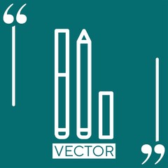 liner vector icon Linear icon. Editable stroke line