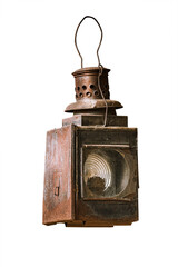 Old railway lantern