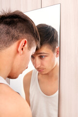 Young Man near the Mirror