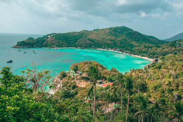Naklejka premium Tropical landscape of a thai island