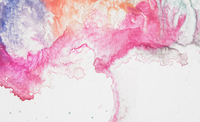 Marble texture. Watercolor blots. Abstract color background.