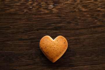 ハート型の紅茶のクッキー