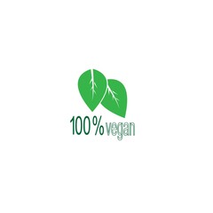 100 % icon, natural, vegan,  organic, anniversary,label design illustration