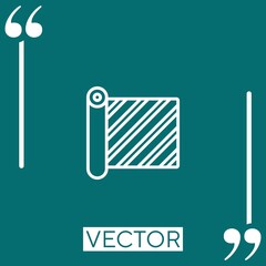 wallpaper vector icon Linear icon. Editable stroked line