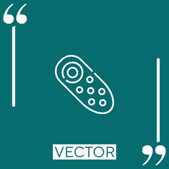 infrared vector icon Linear icon. Editable stroke line