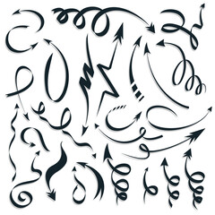 Collection of vector arrows