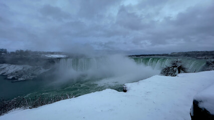 Niagara Falls in the winter