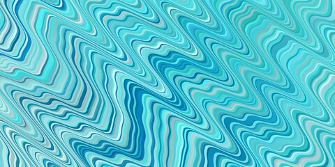 Light Blue, Green vector backdrop with bent lines.
