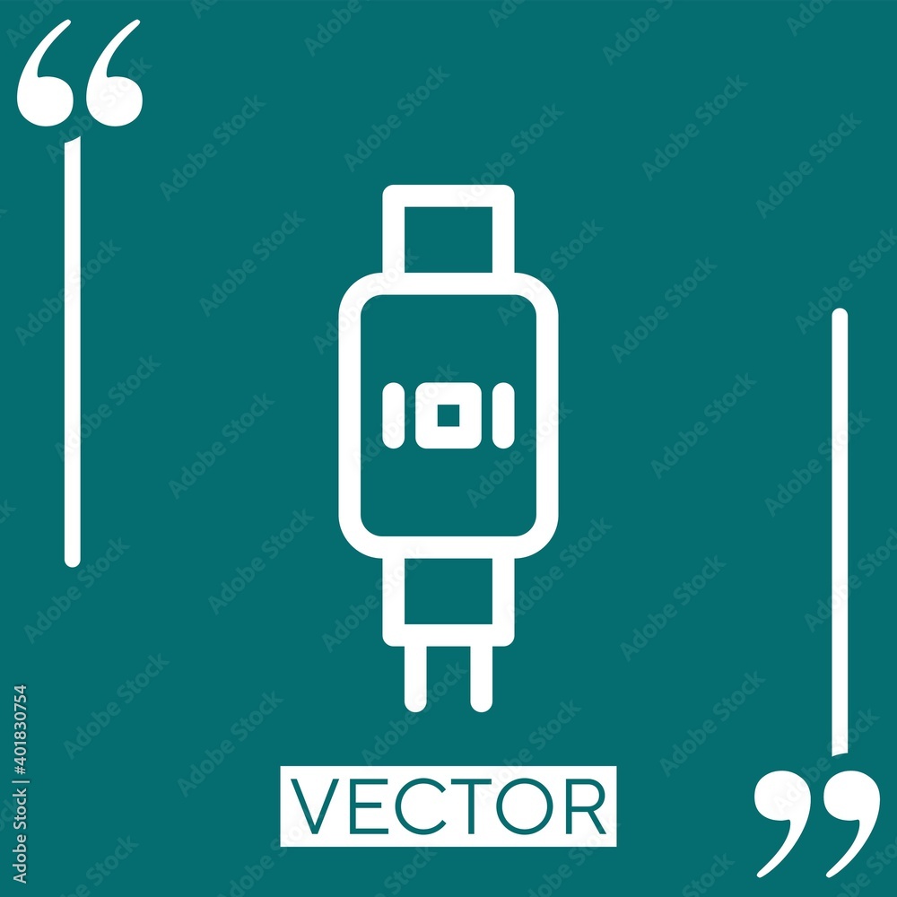 Poster display vector icon linear icon. editable stroke line