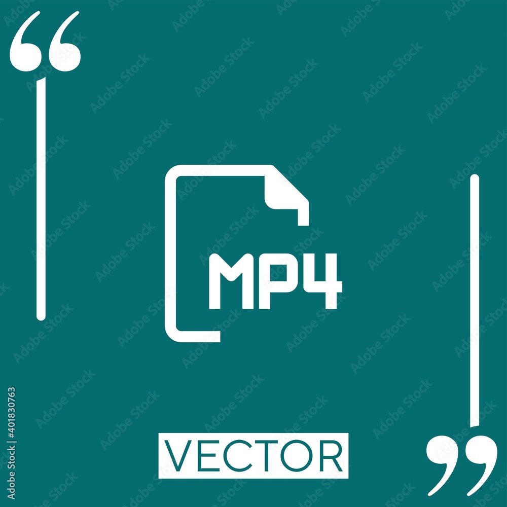 Poster files    vector icon Linear icon. Editable stroke line
