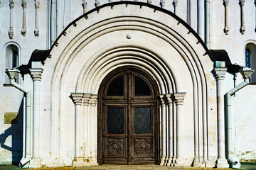 Orthodox churches and classical architecture of the city of Vladimir in Russia. 