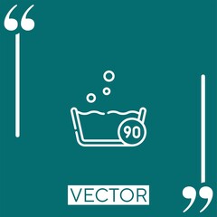 vector icon Linear icon. Editable stroked line