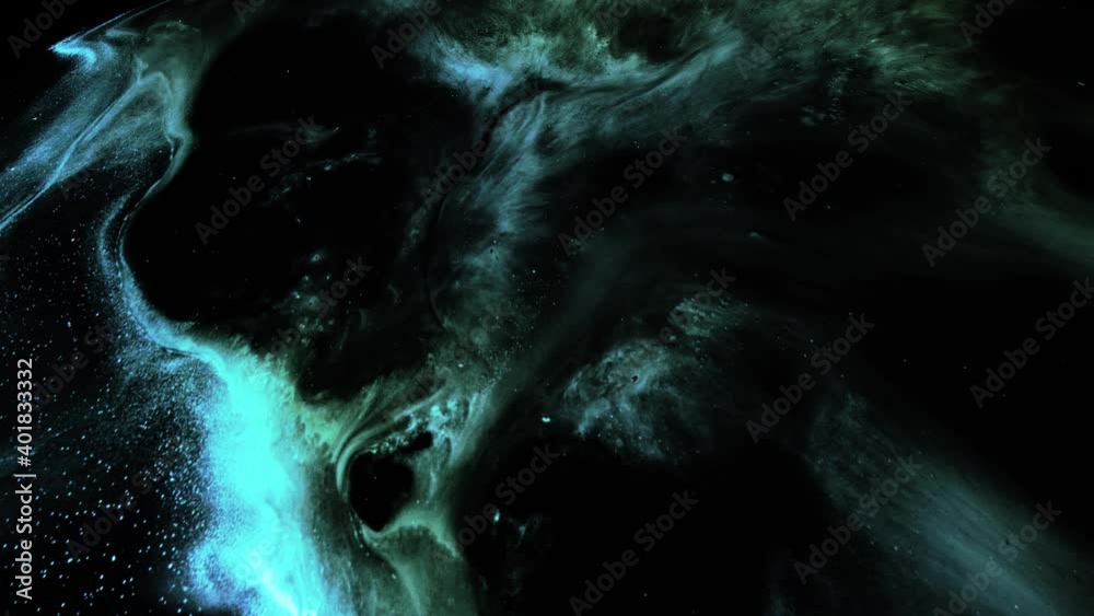 Wall mural nebula clouds floating in the dark universe