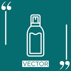 spray vector icon Linear icon. Editable stroked line