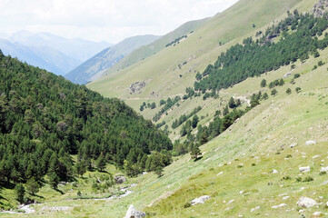 Fototapeta na wymiar landscape in summer, Elbrus, Caucasus, Russia