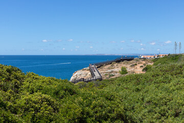 Carvoeiro boardwalk, Algar Seco, Algarve
