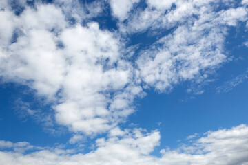 Blue sky with clouds