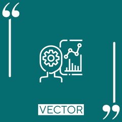 production vector icon Linear icon. Editable stroked line