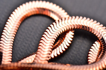 Close up of a golden chain
