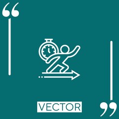 print vector icon Linear icon. Editable stroked line