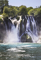 Fototapeta premium Kravice Falls in Ljubuski. Bosnia and Herzegovina